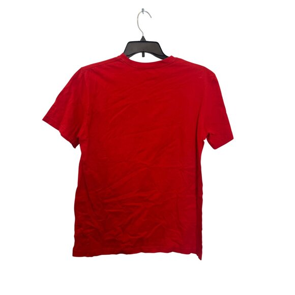 Nike Mens Regular Fit Red T-Shirt With Gold Boston B Logo - Picture 2 of 3